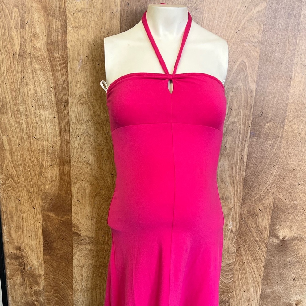 Halter maternity dress